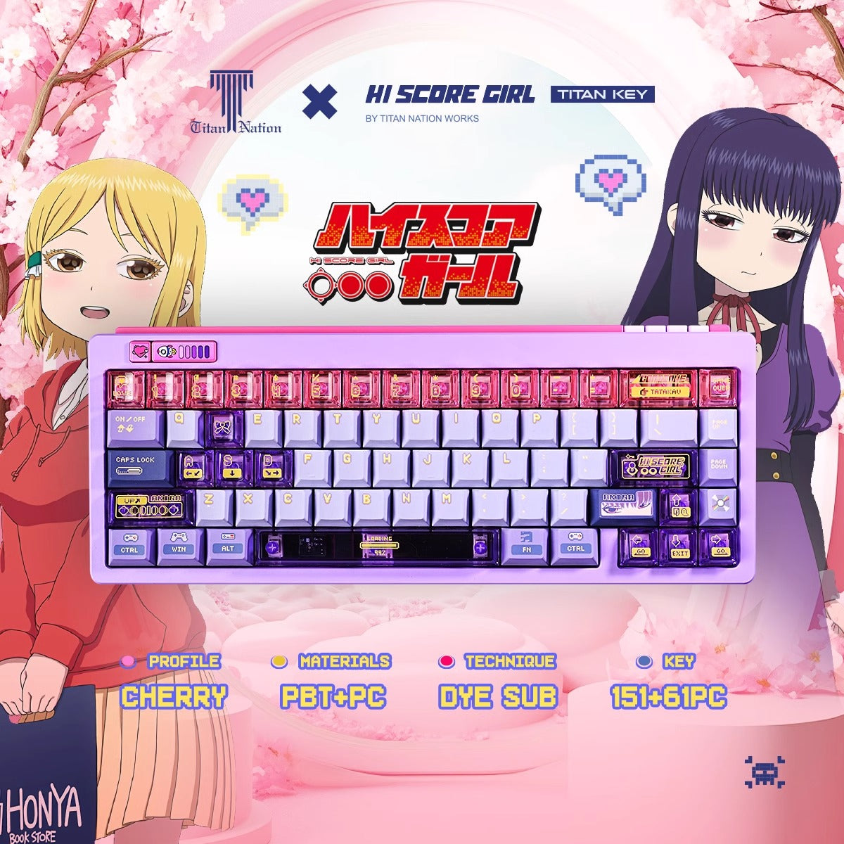 High Score Girl Keycap Set