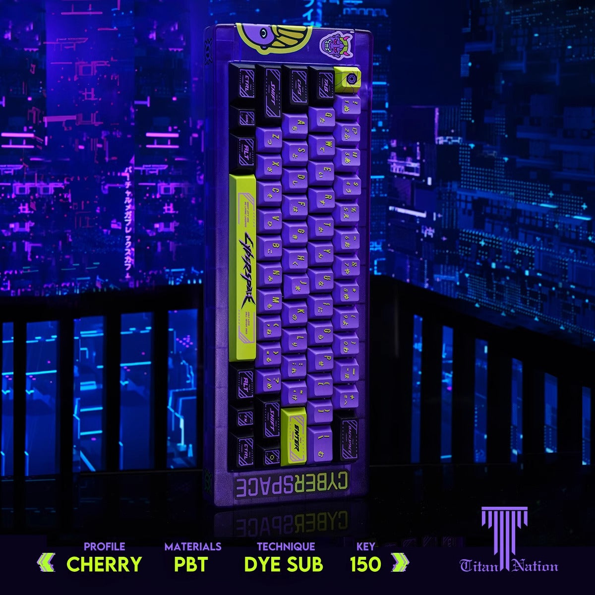 Titan Nation Cyberpunk Keycaps