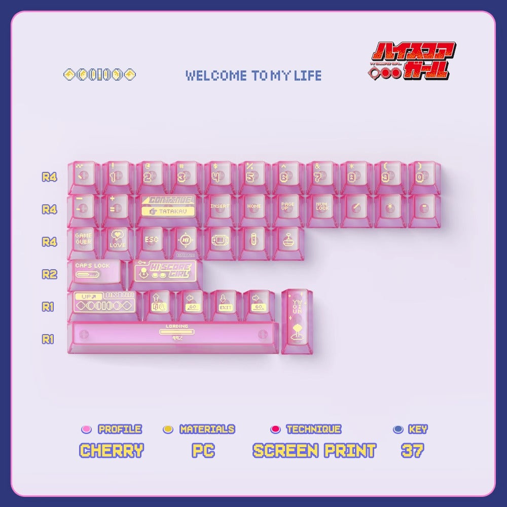 High Score Girl Keycap Set