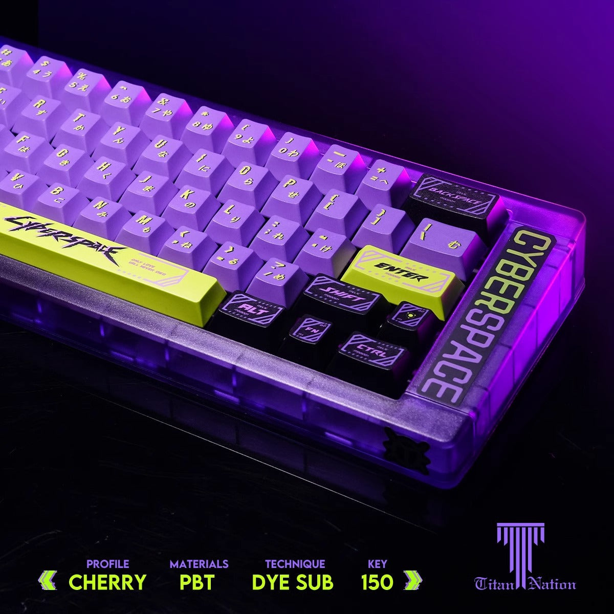 Titan Nation Cyberpunk Keycaps