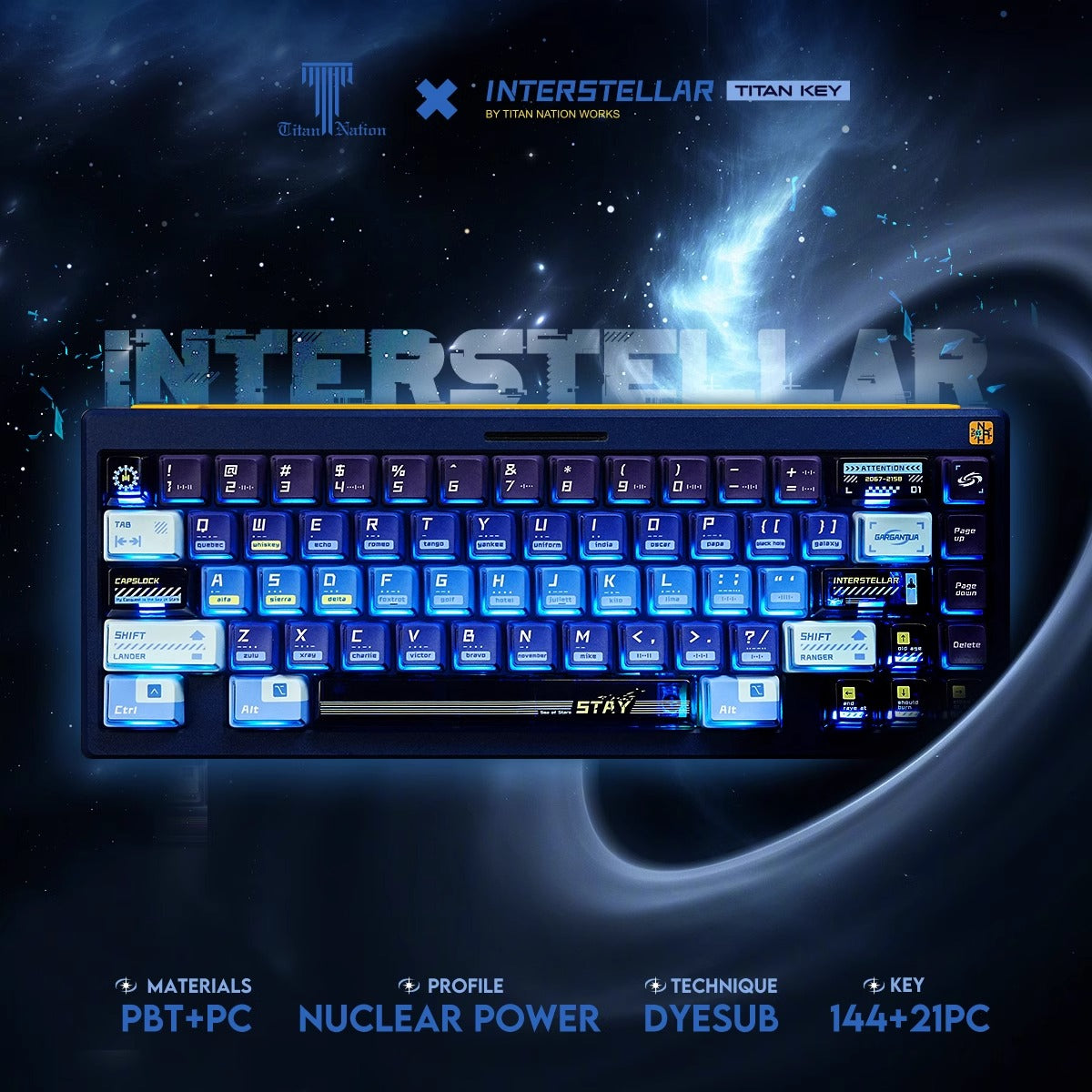 Interstellar Keycap Set